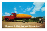 Buy Giant Ear of Corn on Back of Truck at AllPosters.com