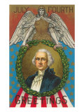4th of July Greetings, George Washington