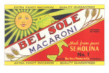 Bel Sole Macaroni Label