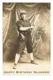Happy Birthday Slugger Premium Poster