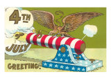 4th of July, Eagle on Cannon