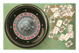 Roulette Table, Cards and Chips, Monaco