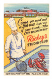 Buy Rickey's Studio Club, Lobster, Palo Alto, California at AllPosters.com