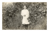 Girl in Grape Vines, Photograph