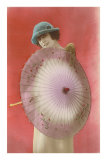 French Fashion, Woman with Parasol