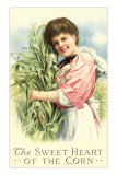 Buy Sweet Heart of the Corn, Old-Fashioned Girl in Field at AllPosters.com