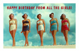Happy Birthday from all the Girls, Bathing Beauties