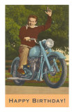 Happy Birthday, Guy on Motorcycle