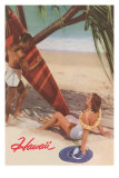 Buy Hawaii, Tourists with Surfboard at AllPosters.com