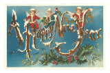 Victorian Santa Angels