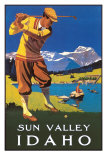 Buy Sun Valley, Idaho, Golfing in Mountains at AllPosters.com