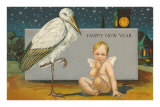 Stork and Cherub Sucking Thumb