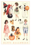 Halloween Outfits for Paper Dolls