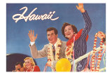 Hawaii, Tourist Couple on Ship