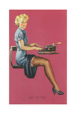 Buy Just the Type, Secretary with Short Skirt at AllPosters.com