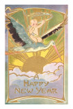 Happy New Year, Baby on Stork