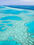 Aerial of the Great Barrier Reef, Whitsunday Coast, Queensland, Australia
