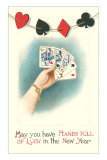 Poker Hand with Three Queens