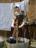 Buy 1850s period re-enacter, Fort Nisqually Living History Museum, Tacoma, Washington State, USA at AllPosters.com