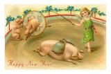 Happy New Year, Performing Pigs
