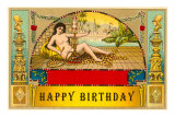Happy Birthday, Nude Smoking Hookah