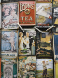 Antique Enamelled Signs, Portobello Road Market, Notting Hill, London, England