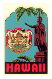 Kamehameha Statue, State Seal, Hawaii