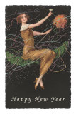 Happy New Year, Lady in Confetti