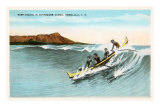 Surf Riders in Outrigger, Hawaii