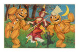 The Witch's Dance, Jack O'Lanterns, Cat