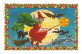 The Halloween Spirit, Witch on Broom