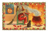 Witch with Halloween in Steam