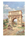 Arch of Titus, Oxcart with Peasants