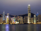 Hong Kong Skyline with Victoris Peak, China
