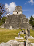 Tower 2, Mayan Ruins in the Gran Plaza, Tikal, Guatemala