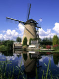 Windmill in Kinderdijk, Holland