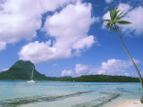 View of Small Island, Tahiti, French Polynesia, Oceania