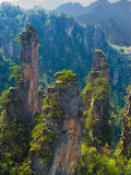 Buy Forested Sandstone Pinnacles, Zhangjiajie National Forest Park, Hunnan, China at AllPosters.com
