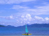 Sailing near Capital of Charlotte Amalie, St. Thomas, US Virgin Islands