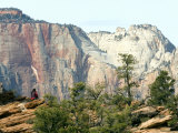 Lower Canyon from the Watchman Trail Lookout, Zion National Park, Utah, USA