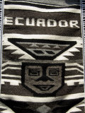 Ecuadorian wool textile souvenirs, Otavalo Market, Ecuador