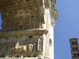 Ruins of Ancient Roman Empire, Titus Arch, Rome, Italy