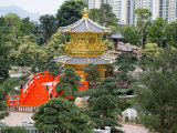 The Gold Pavilion of Absolute Perfection, Wong Tai Sin District, Kowloon, Hong Kong, China