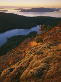 Sunrise from Mt. Constitution, Moran State Park, Orcas Island, Washington, USA