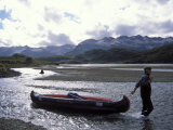 Buy Hauling a Canoe, Katmai National Park, Southcentral Alaska at AllPosters.com
