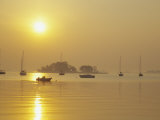 Tavern Island at Sunrise, Rowayton, Connecticut, USA