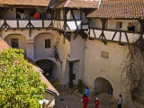 Interior of Castle Bran, Romania