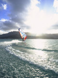 Windsurfing, Kaneohe Bay, Kaneohe, Oahu, Hawaii