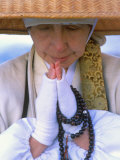 Buddhist Nun, Shijo Bridge, Kyoto, Japan