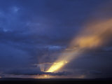Shaft of Light Through Storm Clouds, Masai Mara Game Reserve, Kenya